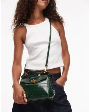JW PEI Lucia Classic Top Handle Bag With Crossbody Strap - White