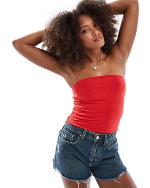 Cotton On All Day Tube Top - Red