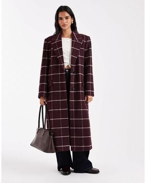ASOS Longline Formal Coat - Red