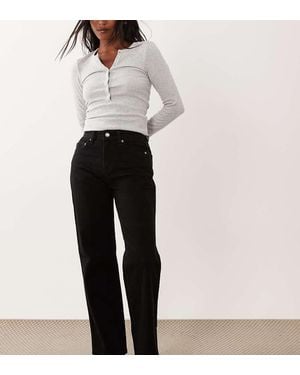 ASOS Asos Design Petite Comfort Stretch Straight Leg Jean - White