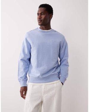 Mango Ruimvallend Sweatshirt Van 100% Katoen - Blauw