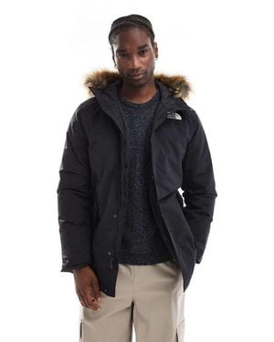 The North Face Zaneck Faux Fur Hooded Parka - Blue