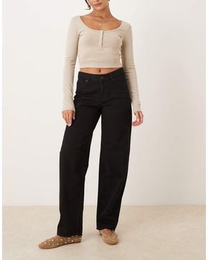 JJXX Fuji Barrel Jeans - Natural