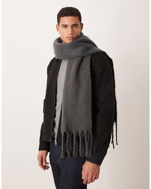 ASOS Woven Ombre Scarf - Gray
