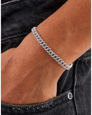 CERNUCCI Iced Cuban Link Bracelet - Black