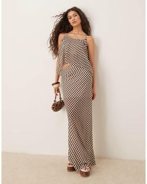 ASOS Co-ord Maxi Skirt - Natural