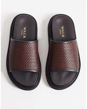 Walk London Holly Slider - Brown