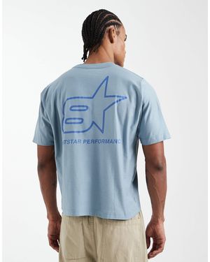 Cotton On – kastiges t-shirt - Blau