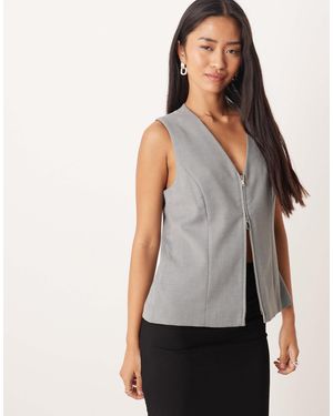 Abercrombie & Fitch – weste - Grau