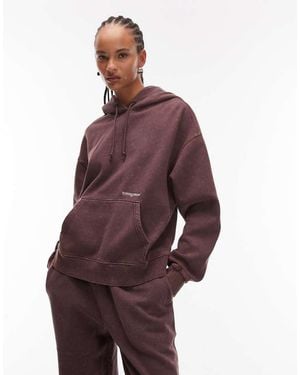 Tommy Hilfiger Oversized Hoodie - Purple
