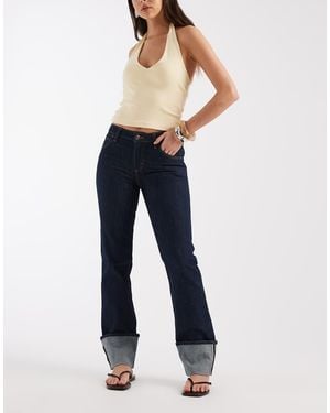 Lee Jeans London Turn Up Straight Leg Jeans - Blue