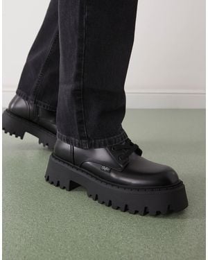 Buffalo – asp – schnürstiefel - Schwarz