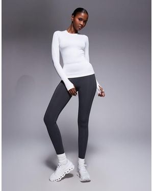 4505 Icon Active Tie Waist Run Legging With Phone Pocket - Blue