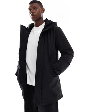 Only & Sons Hooded Waterproof Parka - Black