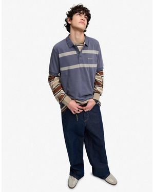Bench x Superdry & Co Bench. x superdry & co – superweiches polohemd - Blau