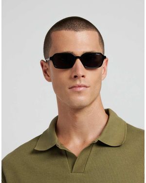 Polaroid Sunglasses Polaroid Sung Rectangular Sunglasses With Polarized Lenses - Green