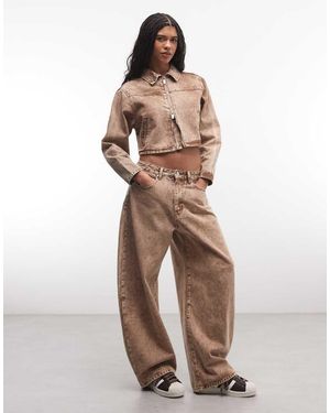 Liquor N Poker Horseshoe Jeans Co-Ord - Natural