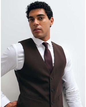 ASOS Slim Suit Waistcoat - Black