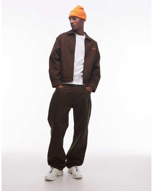 No Problemo Nayoka Baggy Jean Co-Ord - Brown