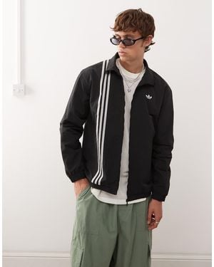 adidas Originals Firebird Track Top With Front Stripes - Black