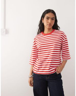 Noisy May Boxy Tee - Red