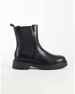 Glamorous Grobe stiefeletten - Schwarz
