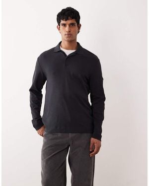 Mango 100% Cotton Knitted Polo Top - Blue