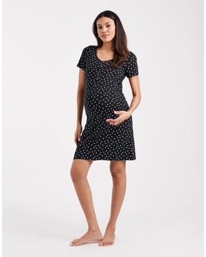 Mama.licious Mamalicious Maternity Nightdress With Nursing Function - Blue