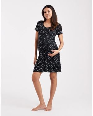 Mama.licious Mamalicious Maternity Nightdress With Nursing Function - Blue
