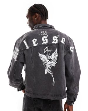 Liquor N Poker – jeansjacke - Grau