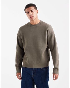 Only & Sons – oversize-strickpullover - Grau