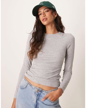 Tala 365 Sculpting Lounge Long Sleeve Top - Gray