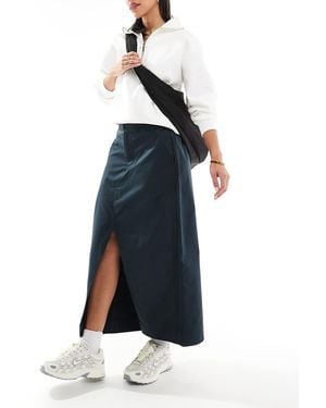 Nike Falda Larga Negra De Sarga Msc De - Azul