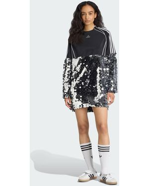 adidas Originals Adilenium Season 4 Teamgeist Sequins Mini Dress - White