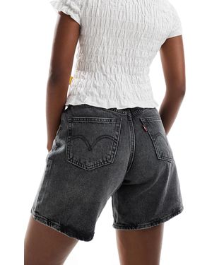 Levi's High Waisted baggy Denim Shorts - Blue