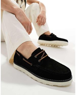 ASOS Scarpe Da Barca Stringate Nere - Nero