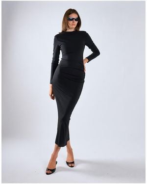 Glamorous Bodycon Midi Dress - Blue