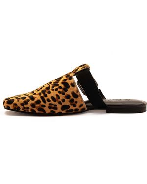 OFF THE HOOK Wide fit – brompton – damen-clogs aus leder, weite passform - Braun