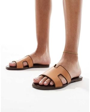 schuh Tandra Flat Sandals - Brown