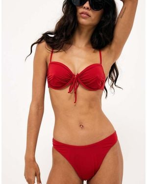 NA-KD Bikini Trousery - Red