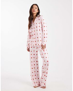 Threadbare – superweicher pyjama - Pink