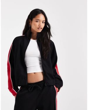 ASOS Sporty Track Top - Black