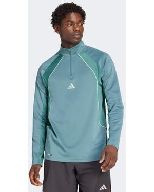 adidas Originals Tech Apparel 1/4 Zip - Blue