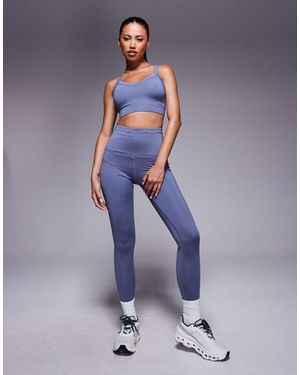 4505 Run High Waist legging With Zip Phone Pocket - Purple