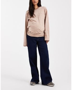 ONLY High Waist Wide Leg Jeans - Blue