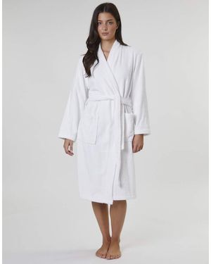 Loungeable Classic Towelling Robe - Purple