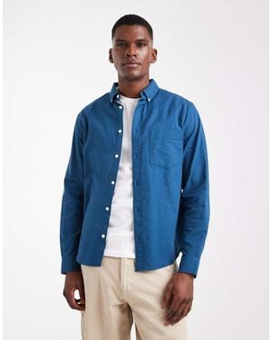 ASOS Oxford Regular Shirt - Blue