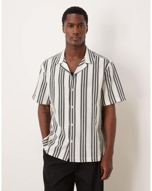 ASOS Relaxed Revere Shirt - Multicolour