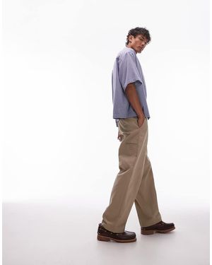 Dickies 247 Loose baggy Fit Work Trousers - White