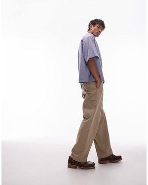 Dickies 247 Loose baggy Fit Work Trousers - White
